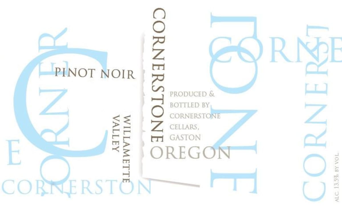 Cornerstone Cellars Willamette Valley Pinot Noir 2011 Front Label