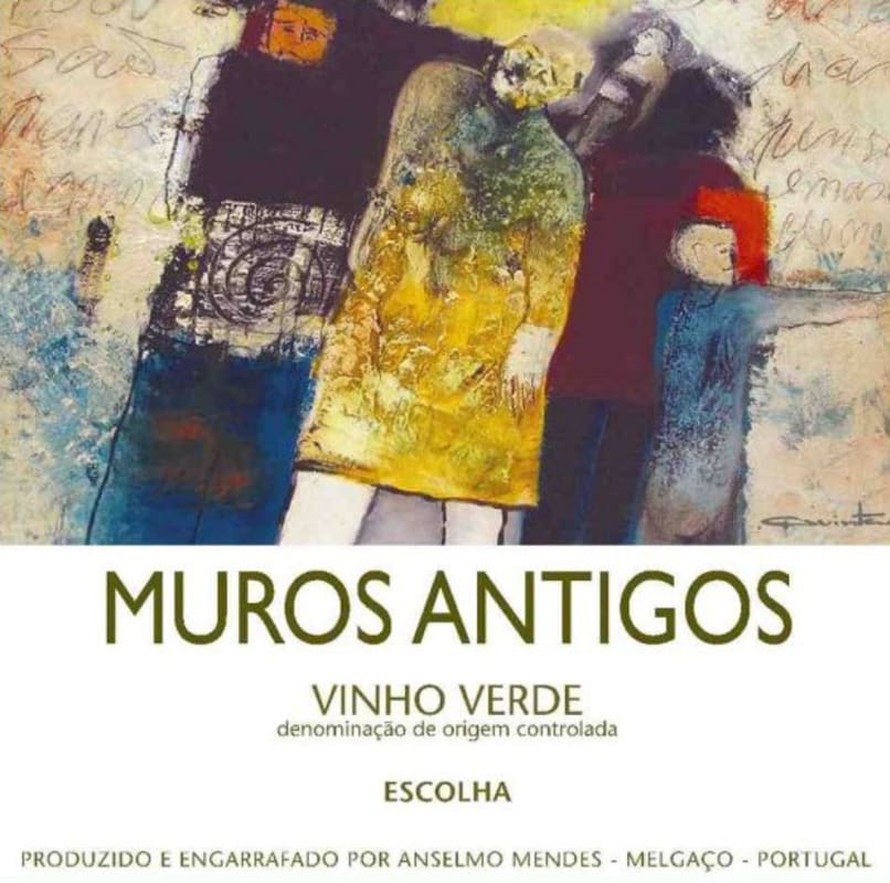 Anselmo Mendes Vinho Verde Muros Antigos Escolha 2014 Front Label