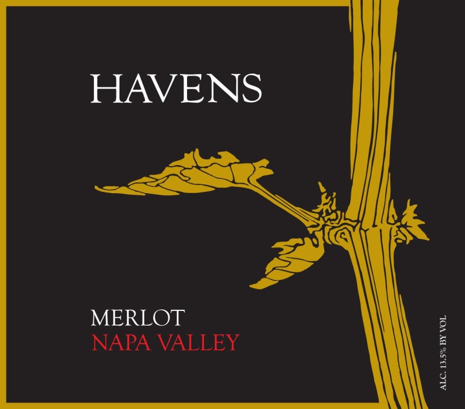 Havens Merlot 2013 Front Label