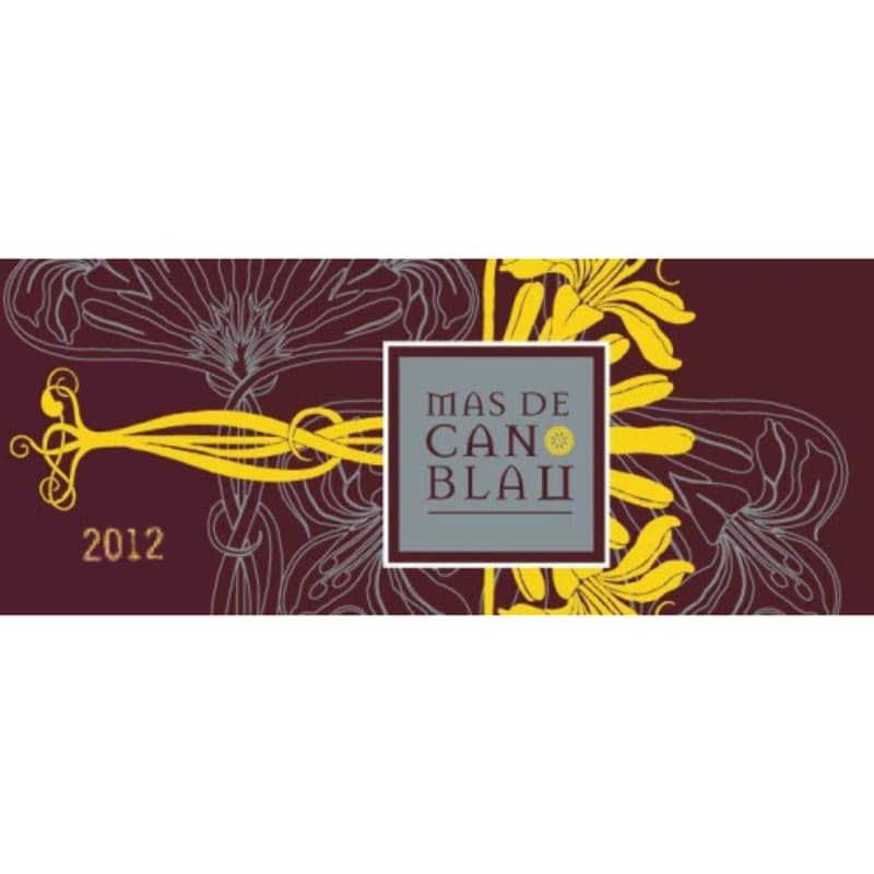 Cellers Can Blau Mas de Can Blau 2012 Front Label