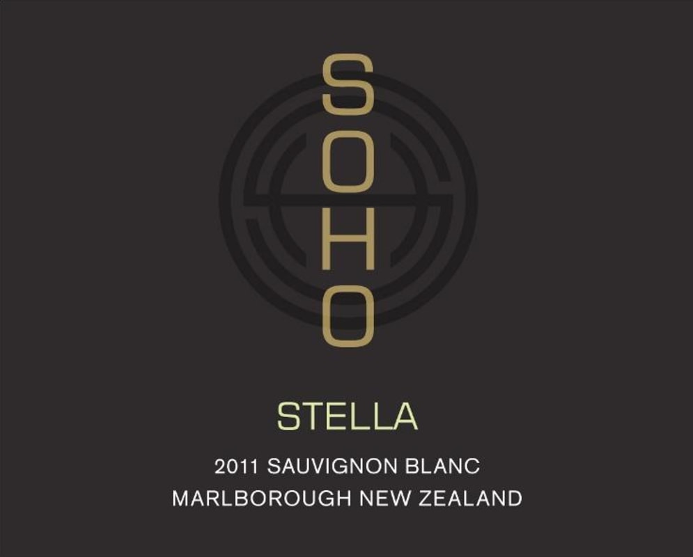 Soho Wine Co. Stella Sauvignon Blanc 2011 Front Label