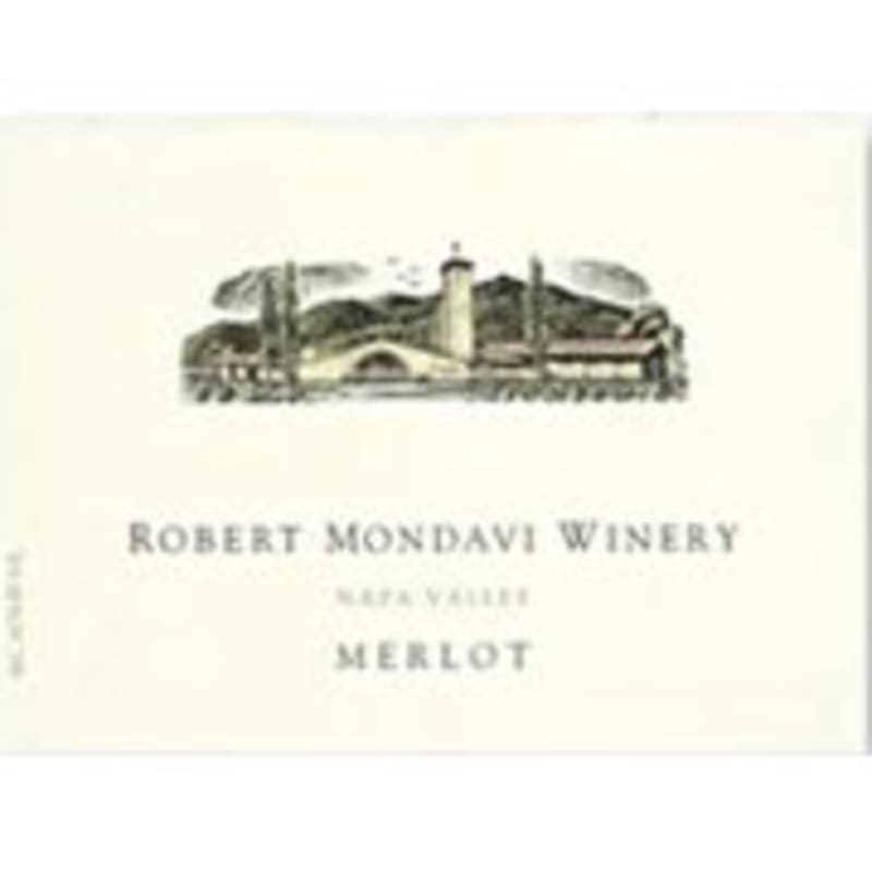 Robert Mondavi Napa Valley Merlot 1998 Front Label