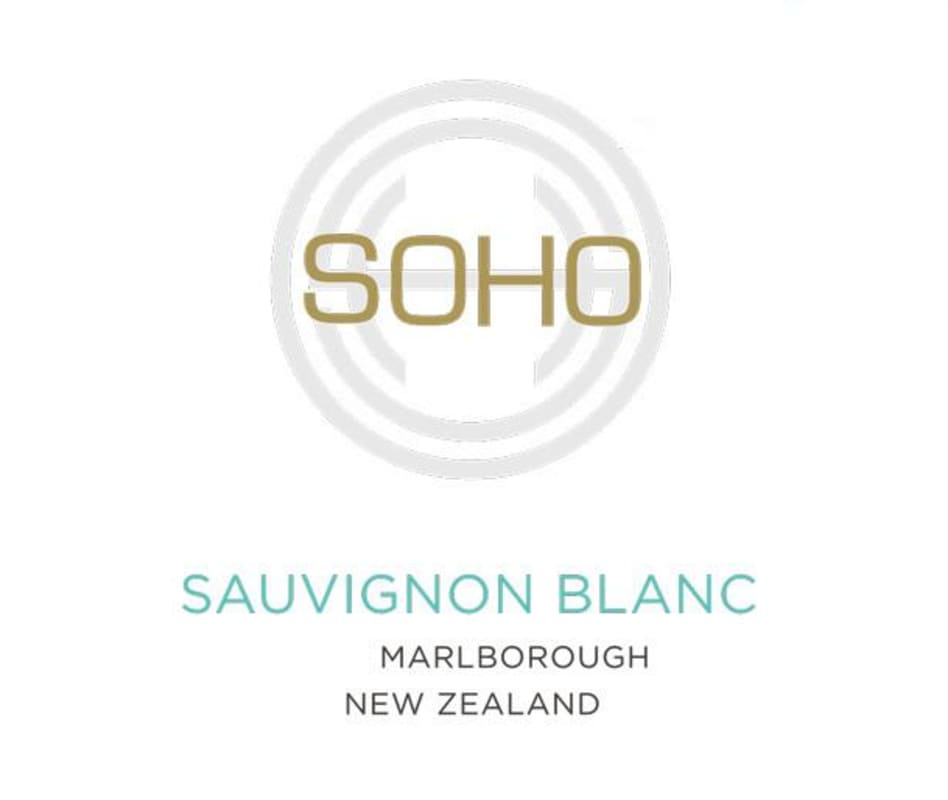 Soho Wine Co. White Collection Sauvignon Blanc 2016 Front Label