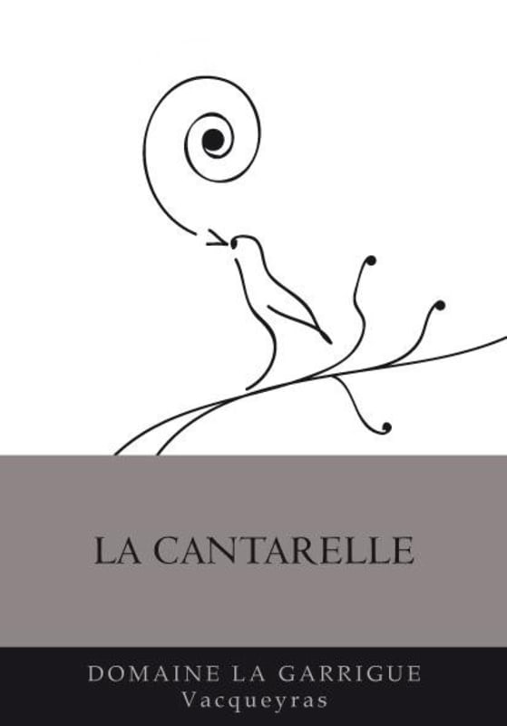 Domaine La Garrigue Vacqueyras La Canterelle 2010 Front Label