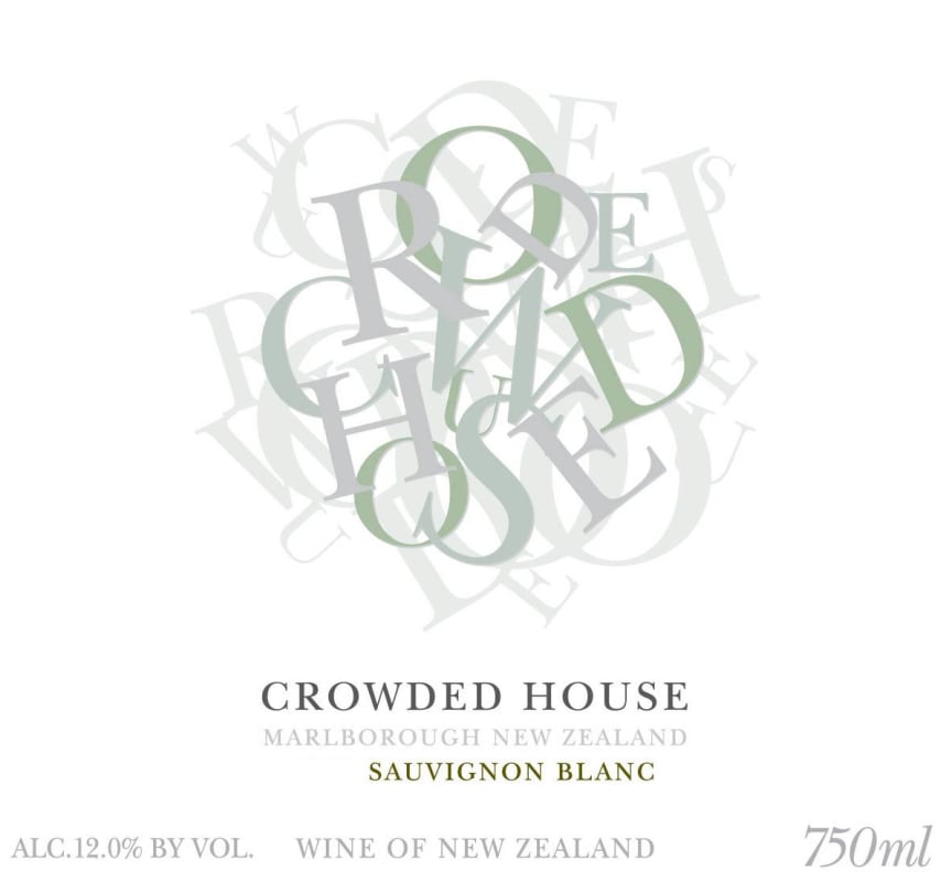 Crowded House Sauvignon Blanc 2012 Front Label