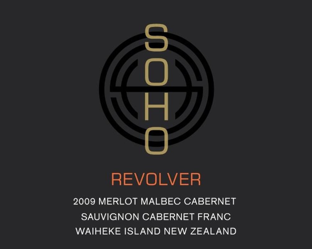 Soho Wine Co. Revolver Merlot Malbec Cabernet Sauvignon 2009 Front Label