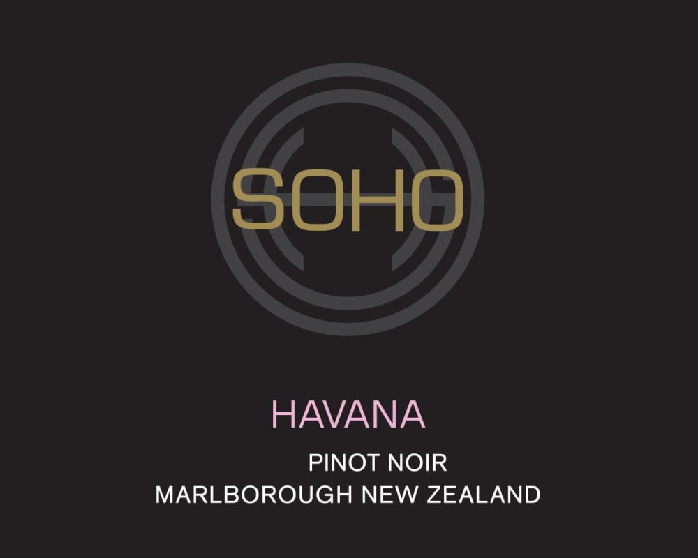 Soho Wine Co. Havana Pinot Noir 2013 Front Label