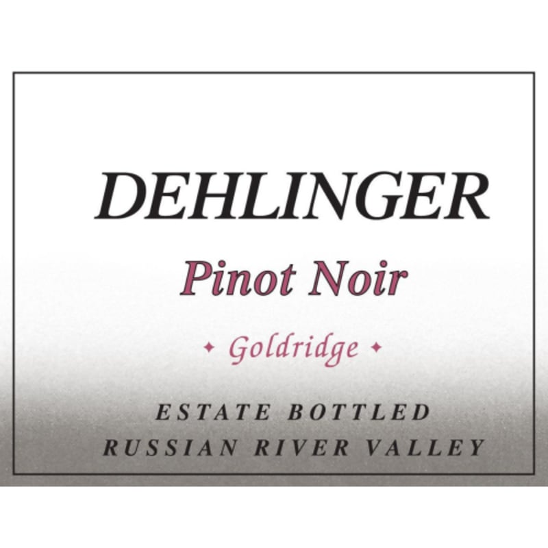Dehlinger Goldridge Pinot Noir 2013 Front Label