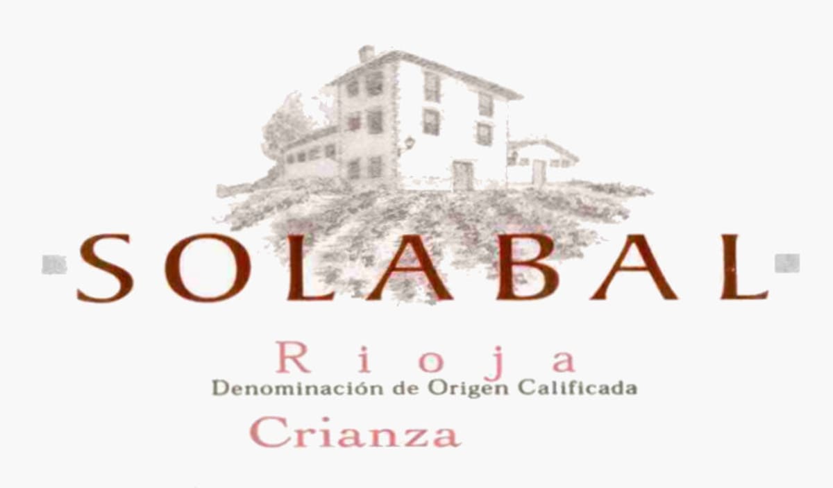 Solabal Crianza 2007 Front Label