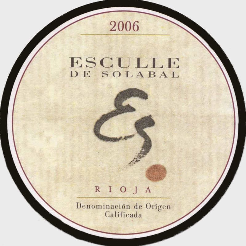 Solabal Esculle de Solabal 2006 Front Label