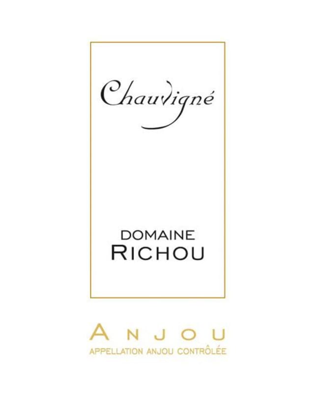 Domaine Richou Anjou Chauvigne Blanc 2015 Front Label