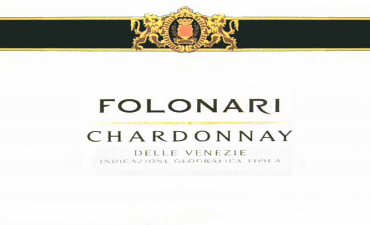 Folonari Chardonnay 2012 Front Label