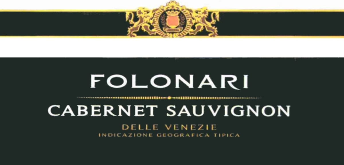 Folonari Cabernet Sauvignon 2012 Front Label
