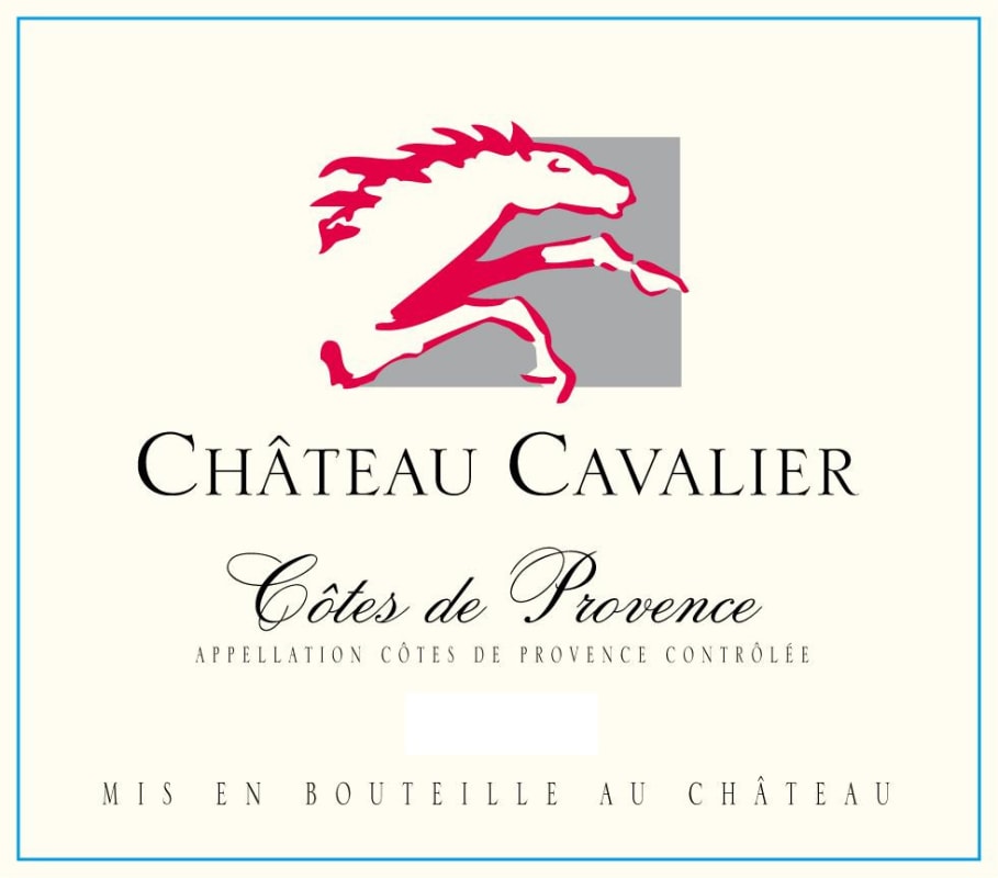 Chateau Cavalier Cotes de Provence Rose 2012 Front Label