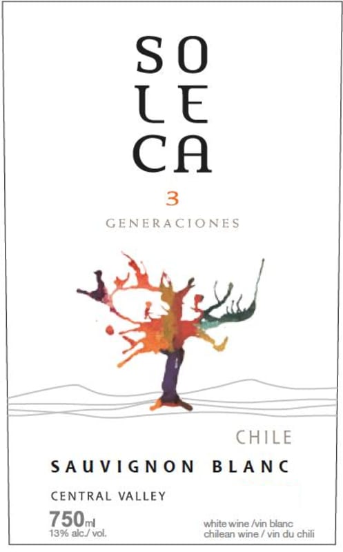 Soleca Sauvignon Blanc 2015 Front Label