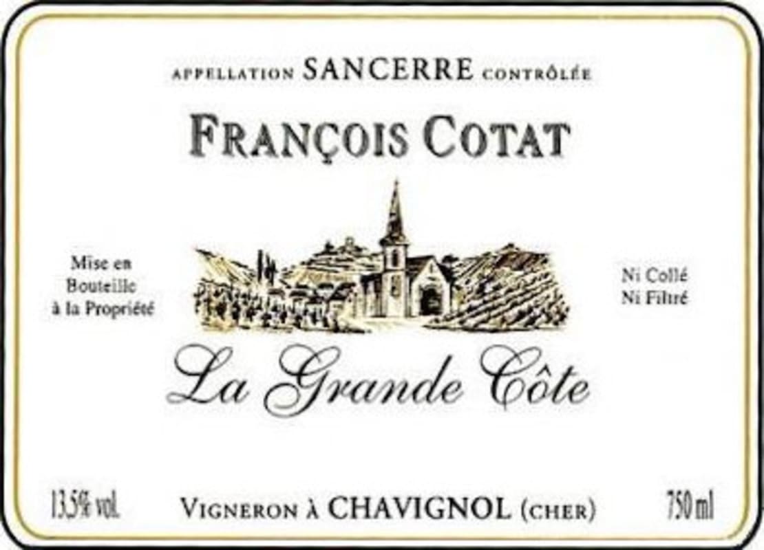 Francois Cotat Sancerre La Grande Cote 2007 Front Label