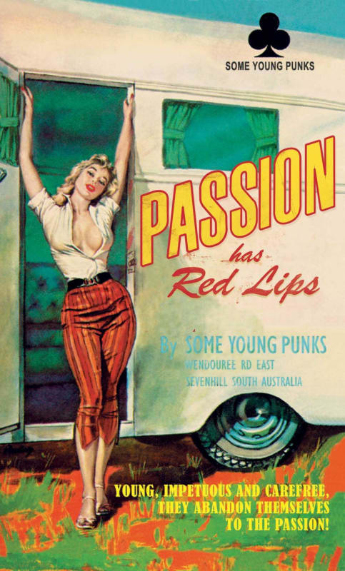 Some Young Punks Passion has Red Lips Cabernet Shiraz 2014 Front Label