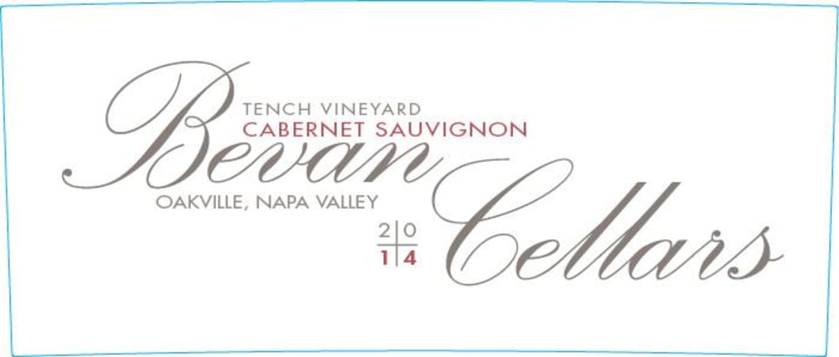 Bevan Cellars Tench Vineyard Cabernet Sauvignon 2014 Front Label