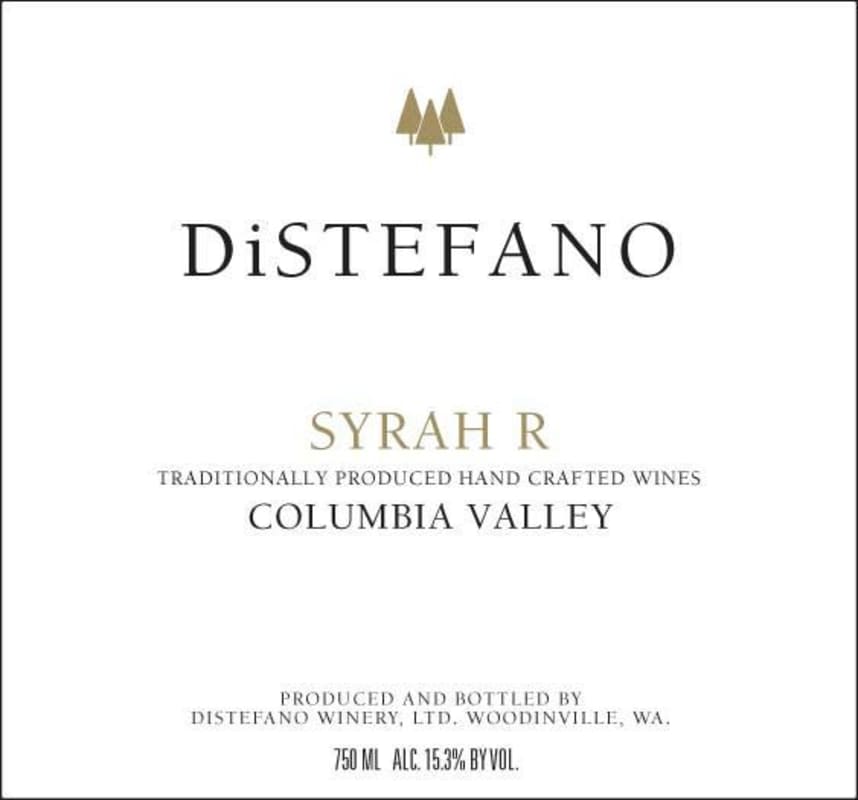 DiStefano Winery Syrah R 2011 Front Label