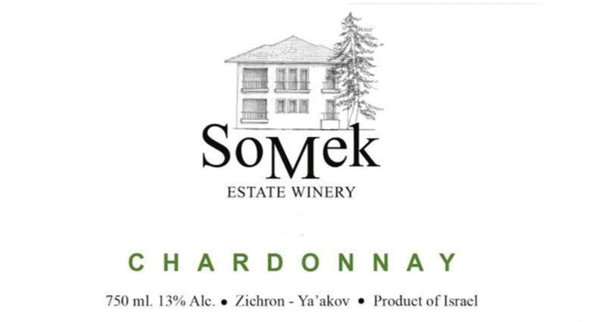 Somek Estate Winery Chardonnay 2014 Front Label