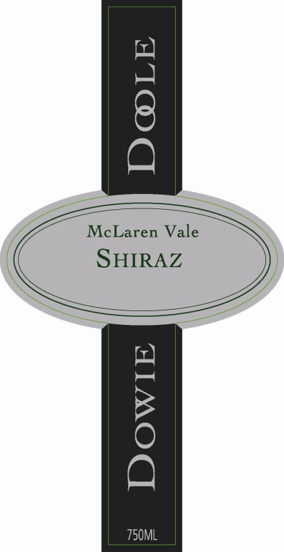 Dowie Doole McLaren Vale Shiraz 2010 Front Label