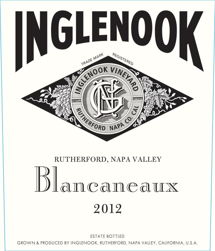 Inglenook Blancaneaux 2012 Front Label