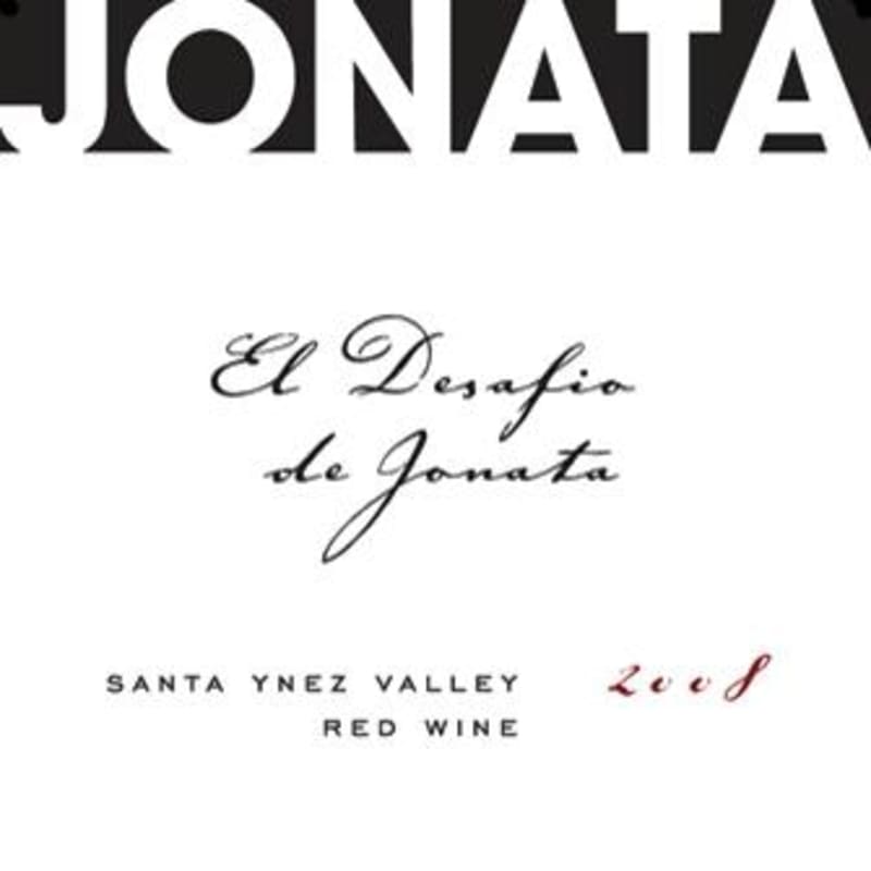 Jonata El Desafio de Jonata 2008 Front Label