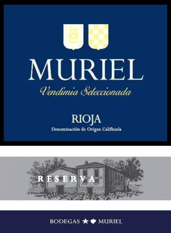Bodegas Muriel Reserva Red 2008 Front Label