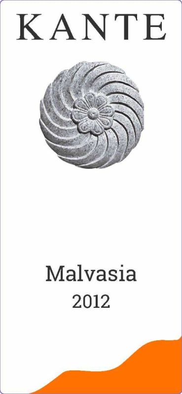 Kante Malvasia 2012 Front Label