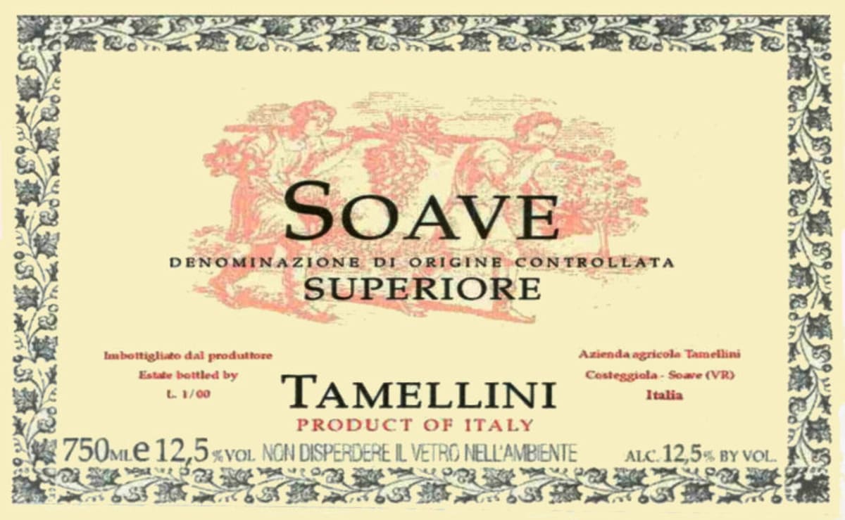 Tamellini Soave Superiore 2013 Front Label