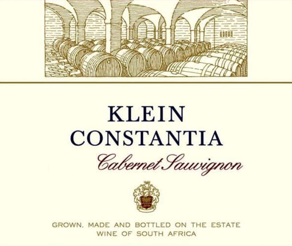 Klein Constantia Cabernet Sauvignon 2012 Front Label