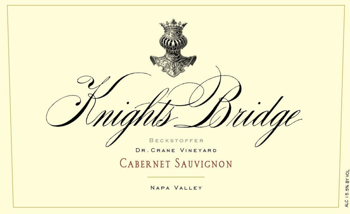 Knights Bridge Beckstoffer Dr Crane Vineyard Cabernet Sauvignon 2011 Front Label