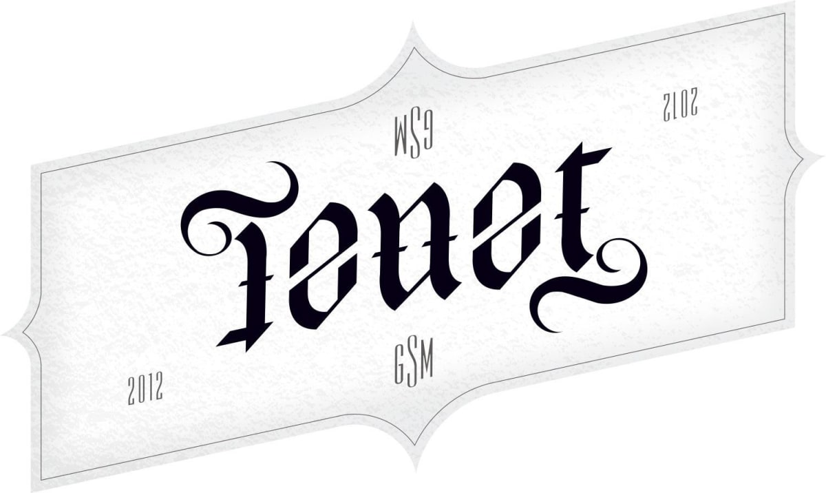 Tenet GSM Red Blend 2012 Front Label