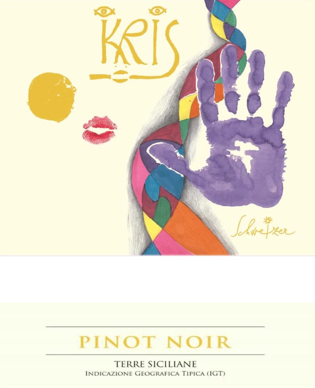 Kris Terre Siciliane Pinot Noir 2015 Front Label