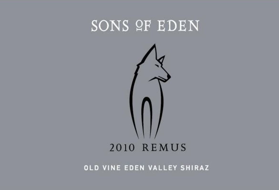 Sons of Eden Remus Shiraz 2010 Front Label