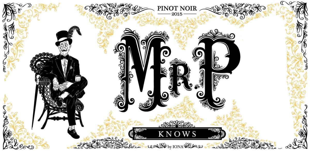 Sophie Mr P Knows Pinot Noir 2015 Front Label