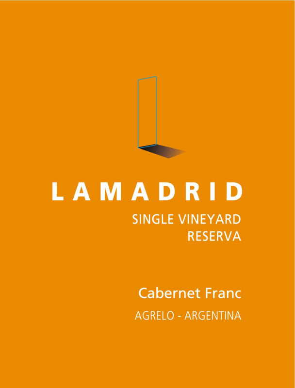 Lamadrid Reserva Cabernet Franc 2013 Front Label