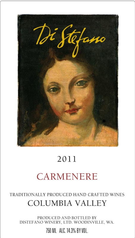DiStefano Winery Carmenere 2011 Front Label