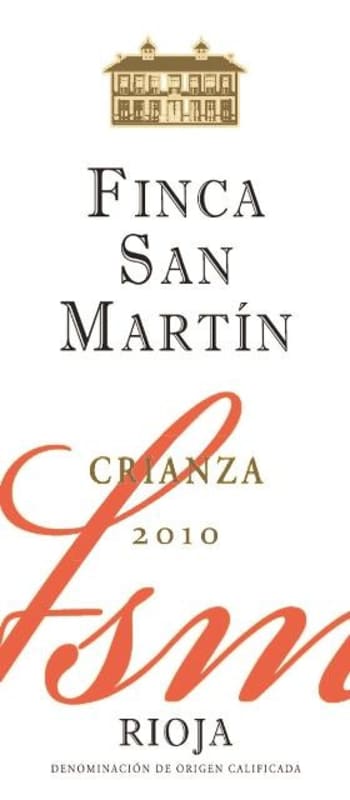 Torre de Ona by La Rioja Alta Finca San Martin Crianza 2010 Front Label