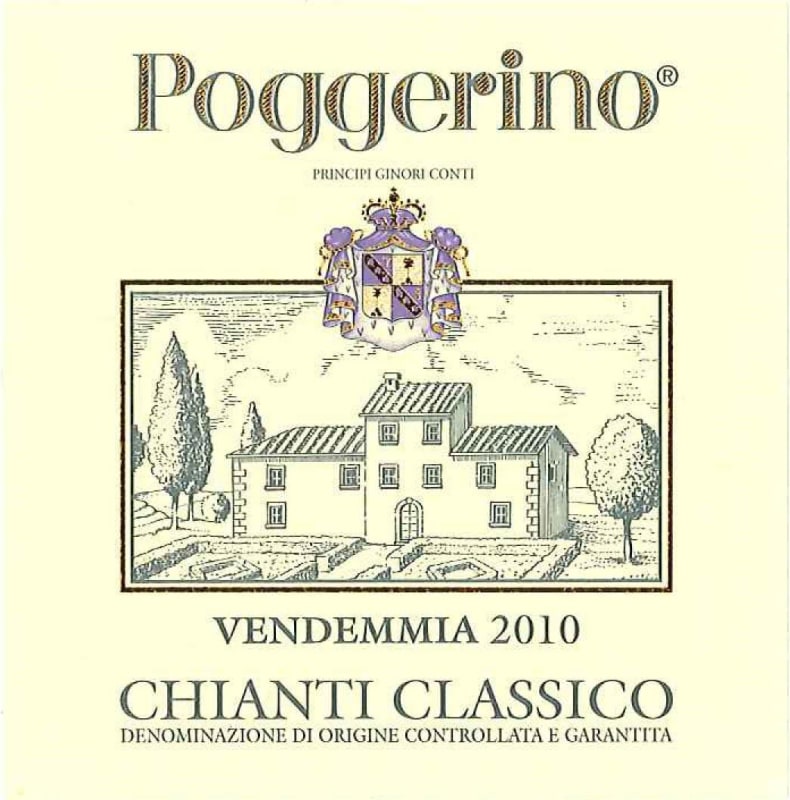 Poggerino Chianti Classico 2010 Front Label
