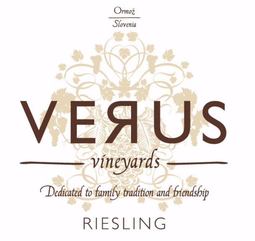 Verus Riesling 2011 Front Label