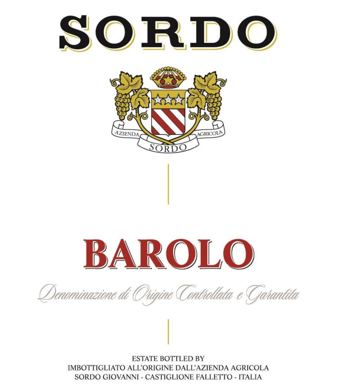 Weingut Ehrhart Barolo 2011 Front Label