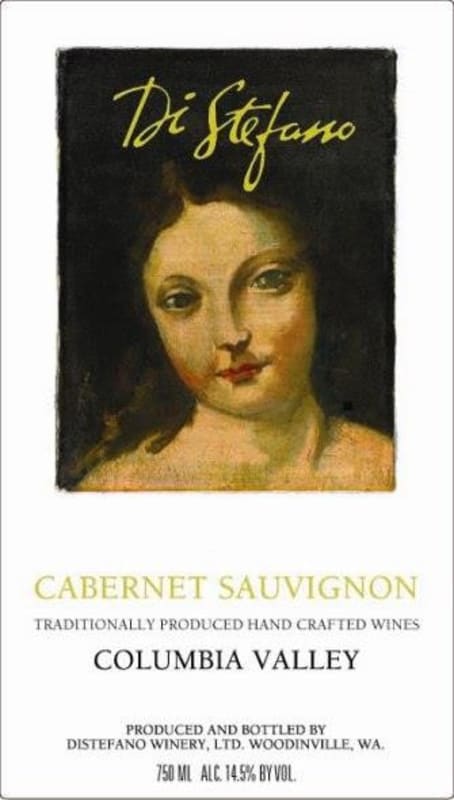 DiStefano Winery Cabernet Sauvignon 2012 Front Label