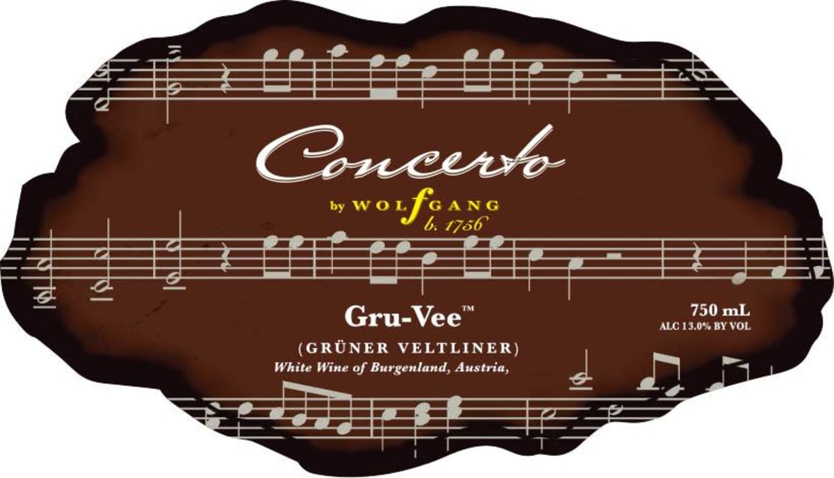Wolfgang Concerto Gruner Veltliner 2013 Front Label