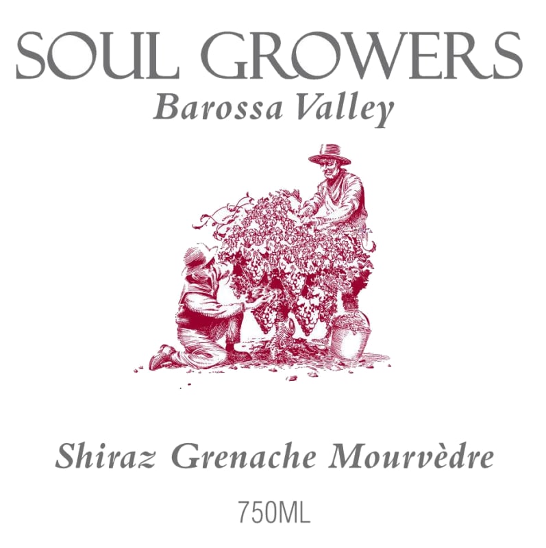 Soul Growers Shiraz Grenache Mourvedre 2015 Front Label