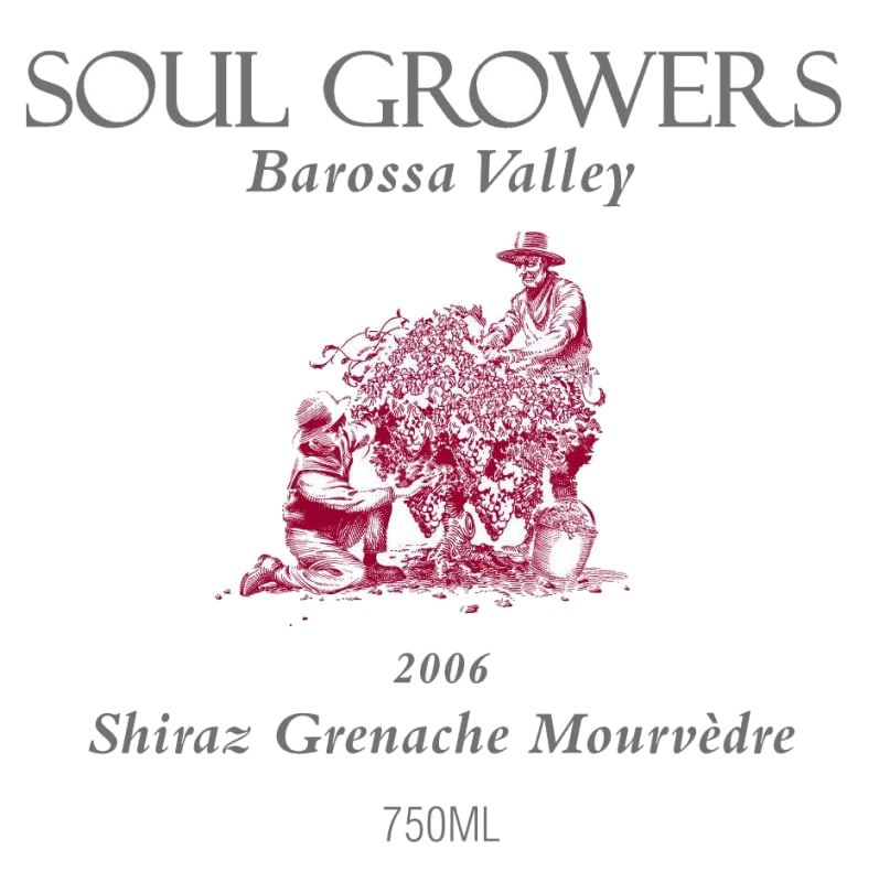 Soul Growers Shiraz Grenache Mourvedre 2006 Front Label