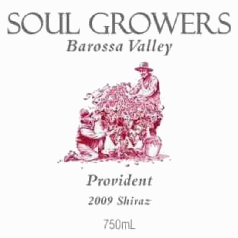 Soul Growers Provident Shiraz 2009 Front Label