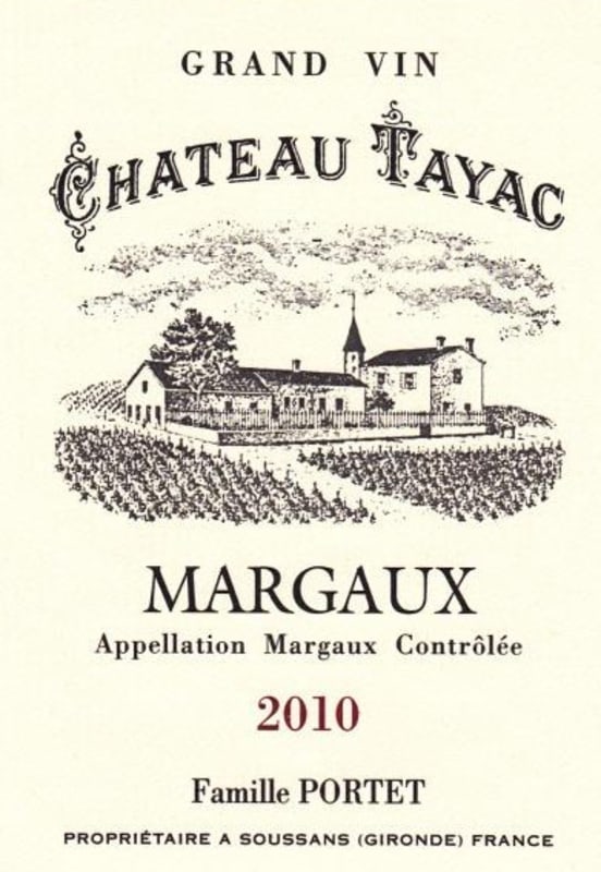 Chateau Tayac (Aquitaine) 2010 Front Label