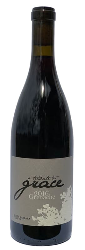 A Tribute to Grace Santa Barbara County Grenache 2016 Front Bottle Shot