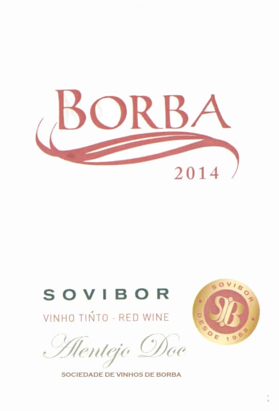 Sovibor Borba Tinto 2014 Front Label